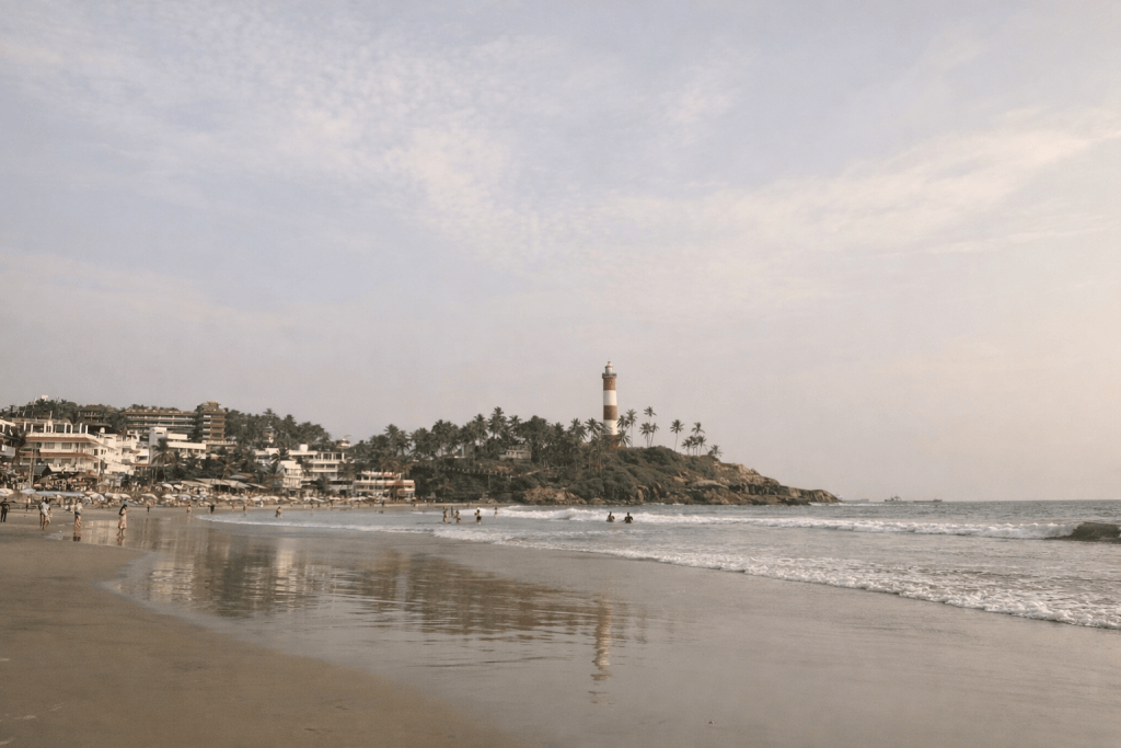 Kovalam Lighthouse Beach near Hotel Materhorn, Kerala